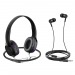 Накладные Bluetooth-наушники HOCO W24 (черно-фиолетовый)#1795449