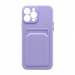 Чехол с кармашком и цветными кнопками для Apple iPhone 13 Pro Max/6.7 (008) сиреневый#1799359