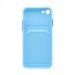 Чехол с кармашком и цветными кнопками для Apple iPhone 7/8/SE 2020 (007) голубой#1800290