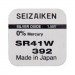 Элемент питания 392 SR41W G3 Silver Oxide "Seizaiken" BL-1#1803696