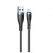 Кабель USB - MicroUSB Remax RC- C006 (2.4A, оплетка нейлон) Черный#1798116