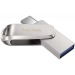 Флэш накопитель USB 128 Гб SanDisk Ultra Dual Drive Luxe USB 3.1 (silver) (213054)#1798458