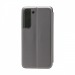 Чехол-книжка BF модельный (силикон/кожа) для Samsung Galaxy S22 серебристый#1805851