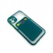 Чехол-накладка для iPhone 11 Противоударный с Карманом для Карты Темно-Зеленый#1799625