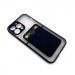 Чехол iPhone 13 Pro Max Противоударный с Карманом для Карты Черный#1799592