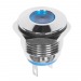 Индикатор LED D=16мм 12V, подсветка синяя (GQ16F-D) "Rexant"#2060276