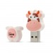 USB 2.0 Flash накопитель 16GB Mirex Cow Peach (корова)#1802475