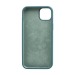 Чехол Silicone Case с лого для Apple iPhone 14 Plus/6.7 (полная защита) (061) зеленый#1997676