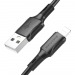 Кабель USB - Apple lightning BOROFONE BX80 (черный) 1м#1806709