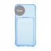 Чехол с кармашком для Apple iPhone 7/8/SE 2020 прозрачный (003) голубой#1965715