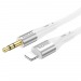 Кабель AUX Hoco UPA22 Apple lightning - 3,5мм белый 1м#1809557