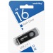 Флеш-накопитель USB 16GB Smart Buy Twist чёрный#1813036