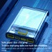Внешний Аккумулятор (Power Bank) WK WP-319 10000 mAh (Type-C PD 20W + 2USB QC3.0 22.5W/LCD) Прозрачный#1813185