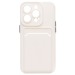 Чехол-накладка - SC315 с картхолдером для "Apple iPhone 14 Pro" (white) (214394)#1815353