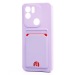 Чехол-накладка - SC315 с картхолдером для "Xiaomi Redmi A1+" (light violet) (214505)#2097176