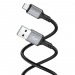 Кабель USB - Micro USB Borofone BX83 (2.4A, силикон, термостойкий) Черный#1831109