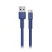 Кабель USB - Type-C Remax RC-116a Armor series 100см 2,4A (blue) (95751)#1831366