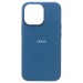 Чехол-накладка - Silicone Case SafeMag с анимацией для "Apple iPhone 13 Pro Max" (голубая со(212995)#1836181