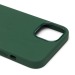 Чехол-накладка - Silicone Case SafeMag с анимацией для "Apple iPhone 13" (кипрский зелёный) (212983)#2120310