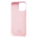Чехол-накладка - Silicone Case SafeMag с анимацией для "Apple iPhone 14 Pro Max" (розовый ме(213029)#2120303