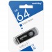 Флеш-накопитель USB 64GB Smart Buy Twist чёрный#1836315