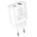 Адаптер Сетевой Hoco C95A PD QC3.0 USB/Type-C 3A/20W (white) (207585)#1839849