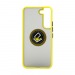 Чехол Shockproof Ring для Samsung Galaxy S22 (001) желто-черный#1850712