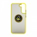 Чехол Shockproof Ring для Samsung Galaxy S22 Ultra (001) желто-черный#1850690