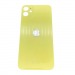 Задняя крышка iPhone 11 (Оригинал c увел. вырезом) Желтая#2068467