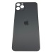 Задняя крышка iPhone 11 Pro Max (Оригинал c увел. вырезом) Черная#2068499