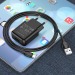Адаптер Сетевой с кабелем Borofone BA64A USB 2,1A/5W (USB/Micro USB) (black) (213526)#1841452
