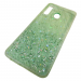 Чехол силикон-пластик Samsung A21 звездопад зеленый#2134492
