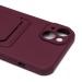 Чехол-накладка - SC304 с картхолдером для "Apple iPhone 14 Plus" (bordo) (214574)#1857448