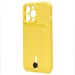 Чехол-накладка - SC304 с картхолдером для "Apple iPhone 14 Pro Max" (yellow) (214581)#1841839