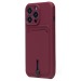 Чехол-накладка - SC304 с картхолдером для "Apple iPhone 14 Pro" (bordo) (214584)#2139720