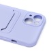 Чехол-накладка - SC304 с картхолдером для "Apple iPhone 14" (light violet) (214567)#2099185