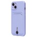 Чехол-накладка - SC304 с картхолдером для "Apple iPhone 14" (light violet) (214567)#2099184