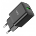 Адаптер Сетевой Hoco N26 Maxim + кабель USB - Type-C (black)#1842212