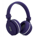 Полноразмерные беспроводные наушники More choice HW15 (6 ч/200 mAh/Bluetooth/TF/AUX) фиолетовые#2121016