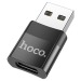 Адаптер Hoco UA17 USB2.0/Type-C (black) (213920)#1877694