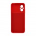 Чехол Silicone Case NEW ERA (накладка/силикон) для Xiaomi Poco M4 5G/M5 красный#1854049