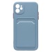 Чехол-накладка - SC315 с картхолдером для "Apple iPhone 11" (grey) (215825)#1851101