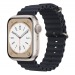 Ремешок - ApW26 Ocean Band для "Apple Watch 38/40/41 mm" силикон (black) (214264)#1849463