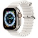 Ремешок - ApW26 Ocean Band для "Apple Watch 42/44/45/49 mm" силикон (white) (214246)#1848257