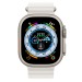 Ремешок - ApW26 Ocean Band для "Apple Watch 42/44/45/49 mm" силикон (white) (214246)#1848258