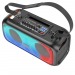 Колонка беспроводная Hoco BS54, (USB,FM,TF card,AUX, 2 микрофона беспроводных) цвет черный#1848272