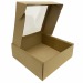 Коробка под кондитерские изделия 300*300*100мм квад/крафт склад без ламин, окно 1/5/50шт#1849121
