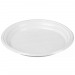 Тарелка пластиковая десертная D165мм (100шт) ПС белая  1/100/2400шт #1850263