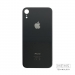 Задняя крышка для iPhone Xr (A2105) Черный (стекло, широкий вырез под камеру, логотип)#2150734