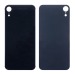Задняя крышка для iPhone Xr (A2105) Черный (стекло, широкий вырез под камеру, логотип)#1854258